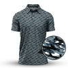 Maxcorners Camo Pattern Golf Shirt, Crazy Golf Shirt For Golfer, Golf Shirts For Men