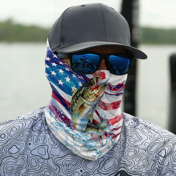 Maxcorners Bass Fishing Neck Gaiter 1