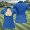 Maxcorners Blue Funny Dickhead Faux Chest Golf Shirt, Women’s Golf Apparel, Performance Golf Shirt LM1507