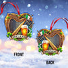 Maxcorners Custom Name Ireland Ornament, Christmas Gift for Ireland Lover 2D Flat LM2211
