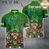 Maxcorners Bowling 420 Funny Monkey Personalized Name 3D Shirt For Women
