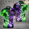 Maxcorners Dragon Bowling Shirt Dual Dragon Clash Multiple Options Personalized Name, Team Name 3D Shirt
