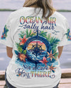 Maxcorners Ocean Air Salty Hair Compass All Over Print LM2101