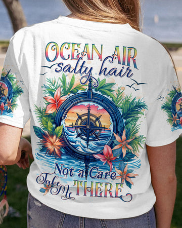 Maxcorners Ocean Air Salty Hair Compass All Over Print LM2101