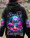 Maxcorners My Broom Broke So Now Flamingo Halloween Camping All Over Print LM2101