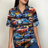 Maxcorners Personalized Drag Racing Car Hawaiian Shirt, Custom Photo Car Aloha Shirts (Up to 5 photos)