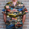 Maxcorners Personalized Drag Racing Car Hawaiian Shirt, Gift For Racing Lovers, Custom Photo Car Aloha Shirts (Up to 5 photos)
