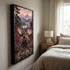Maxcorners Hunting Freedom Hunters Mountain Lake Personalized Canvas Wall Art