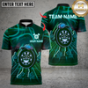 Maxcorners Darts Neon Dartboard Swag Multicolor Customized Name, Team Name 3D Shirts