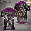 Maxcorners Darts Cobra Snake Crossed Arrows Multiple Options Personalized Name, Team Name 3D Shirt