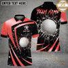 Maxcorners Golf Metallic Break Glass Personalized Name, Team Name 3D Shirt (6 Colors)