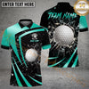 Maxcorners Golf Metallic Break Glass Personalized Name, Team Name 3D Shirt (6 Colors)
