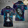 Maxcorners Darts Gothic Queen Cosmic Dartboard Multiple Options Personalized Name, Team Name 3D Shirt