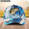 Maxcorners Fishing Technical Fish Scale Personalized Cap (13 Breeds)