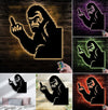 Maxcorners Funny Bigfoot Metal Sign WITH LED/WITHOUT LED - Hilarious Bigfoot Yard Decor, Rustic Outdoor Gag Gift for Man Cave LM0110