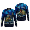 Maxcorners Monster Fishing SPF Shirts, The Thrill of The Catch Fishing Shirts For Men, Funny Fisherman Gift