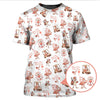 Maxcorners Flamingo Golf Shirt For Golfers, Funny Womens Golf Polos, Pattern Ladies Golf Shirt