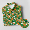 Maxcorners Naughty Fun Adult Humor St Patrick's Day Golf Shirt, Green Orange White Women's Golf Tops, Ladies Golf Shirts