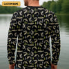 Maxcorners Rainbow Trout Pattern Fishing UPF Shirts, Funny Fishing Shirt, Gift For Fisherman, Fishing Shirts For Men