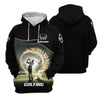 Maxcorners Custom Elite Golfer Golf Polo Shirt, Gift For Golfers, Mens Golf Gift