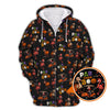 Maxcorners Funny Pattern Golf Shirt, Flamingo Golf Shirt, Halloween Golf Shirt For Golfer