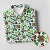 Maxcorners Leopard Pattern St Patrick's Day Shamrock Golf Shirt, Fun Golf Shirts For Men, Polo Shirts For Men