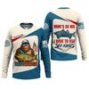 Maxcorners Bassquatch Mine's So Big I Have To Use Two Hands Patriotic Fishing Shirt, Funny Fishing Shirt