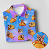 Maxcorners Funny Taco Cat Galaxy Pattern Golf Shirt, Women’s Golf Apparel, Ladies Golf Shirt LM1507