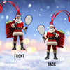 Maxcorners Custom Name Tennis Santa Ornament, Tennis Christmas Gift 2D Flat LM2111