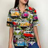 Maxcorners Personalized Volkswagen Campervan Car Hawaiian Shirt, Custom Photo Car Aloha Shirts