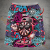 Maxcorners Darts Cool Graffiti Dart Mascot Personalized 3D Skirts With Shorts
