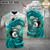 Maxcorners Billiards Dragon Dominion Multicolor Customized Name, Team Name 3D Shirt