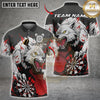 Maxcorners Darts Fierce Wolf Dartboard Multicolor Customized Name, Team Name 3D Shirts