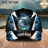 Maxcorners Fishing Thunder Hex Storm Personalized Name 3D Cap (12 Fish Species)