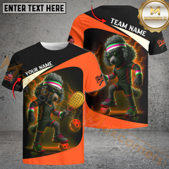 Maxcorners Pickleball Electric Poodle Power Customized Name & Team Name 3D Shirts