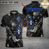 Maxcorners Billiards 8-Ball Dead Reaper Cue Personalized Name Shirt (4 Colors)