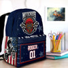 Maxcorners Motocross 5 Personalized Name And Number Backpack