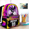 Maxcorners Motocross 24 Personalized Name And Number Backpack