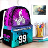 Maxcorners Motocross 25 Personalized Name And Number Backpack