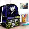 Maxcorners Motocross 46 Personalized Name And Number Backpack