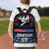 Maxcorners Motocross 41 Personalized Name And Number Backpack