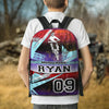 Maxcorners Motocross 55 Personalized Name And Number Backpack