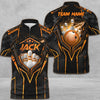 Maxcorners Bowling And Pins Abstract Grunge Texture X Multicolor Option Customized Name 3D T-shirt