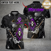 Maxcorners Billiards 8-Ball Dead Reaper Cue Personalized Name Shirt (4 Colors)