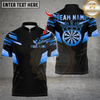 Maxcorner Darts King Dartboard Design Multicolor Customized Name, Team Name 3D Shirts