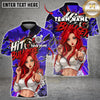 Maxcorners Darts Girl Hit Bullseye Dartboard Multicolor Customized Name, Team Name 3D Shirt