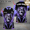 Maxcorners Billiard Pool 8 Ball Arctic Wolf Personalized Name Men And Women 3D Polo Shirt Custom Billiard Team Jersey (4 Colors)