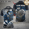 Maxcorners Darts Abstract Grunge Dartboard Splash Multicolor Customized Name, Team Name 3D Shirts
