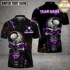 Maxcorners Golf Thunder Lightning Skull Personalized Name, Team Name 3D Shirt (4 Colors)
