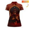 Maxcorners Custom Name Funny Poker Shirts, Skeleton Card Player Polos, Poker Shirt For Men's LM1009